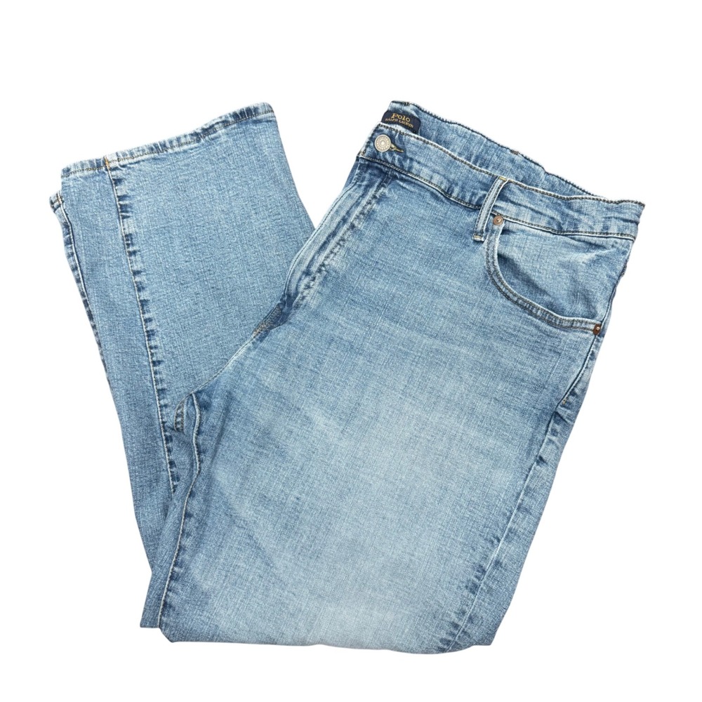 Polo Ralph Lauren Jeans Mens 46/30 Blue Hampton Relaxed Straight Leg Denim Pants